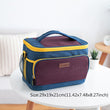 Portable Thermal Cooler Bag Picnic Food Beverage Drink Fresh Keeping Organizer Insulated Lunch Box Zipper Tote Accessories Case
