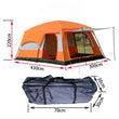 The Camel Outdoor 6/7/8/9/10-12 People Camping 4 Season Tent Outing Two Bedroom Tent Big Space High Quality Camping Tent Carpas
