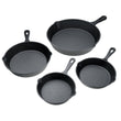 4Pcs Cast Iron Non-stick 14/16/20/26CM Skillet Frying Pan for Gas Induction Cooker Egg Pancake Pot Kitchen Dining Cookware Tools