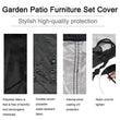 BBQ Cover Outdoor Dust Waterproof Weber Heavy Duty Grill Cover Rain Protective outdoor Barbecue cover round bbq grill black