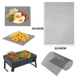 Barbecue Grilling Mat Replacement Mesh Wire Net Non-Stick Grilling Mesh Pads Outdoor Activities Cook Reusable BBQ Accessories