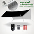 3.6x2.8m Beach Sun Shelter Tarp Tent Shade Ultralight UV Garden Awning Canopy Sunshade Outdoor Camping Hammock Rain Fly