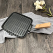 Square Nonstick Griddle Frying Outdoor Camping Foldable Grill Pan Cooking