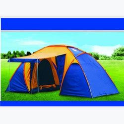5-8 Person Big Camping Tent Waterproof Double Layer Two Bedrooms Travel Tent for Family Party Travel Fishing 420x220x175cm