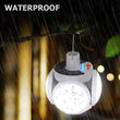 Rechargeable led Camping Lantern Tent Foldable Light Portable Emergency Night Market Solar Light DC Charge UFO Lamp For Garden