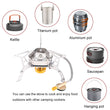X-eped Outdoor Gas Burner Windproof Camping Stove Portable Folding Ultralight Split Lighter Tourist Equipment For Hiking