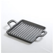 14*13.5cm Cast Iron Square Grill Plate with Double Ears Easy Access Steak Grill Pan Utensils for ki