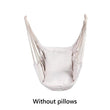 Portable Hammock Chair Canvas Bed Hammocks Garden Swing Hanging Leisure Lazy Rope Chair Swing Indoor Bedroom Seat Camping