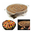 BBQ Grill Barbecue Stainless Steel Round Smoke Box Barbecue Cold Smoke Generator Smoke Net Plate Barbecue Grill Barbecue Tool