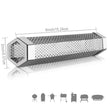 Pellet Smoker Tube 6" Hexagonal Stainless Steel Barbecue Wood Pellet Tube Smoker for Cold/Hot Smoking, Portable BBQ Accessories