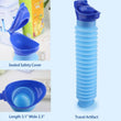 Outdoor Portable Urine bag Women Men Children 750ML Mini Toilet For Travel Camp Hiking Potty Children Training Foldable ansblue