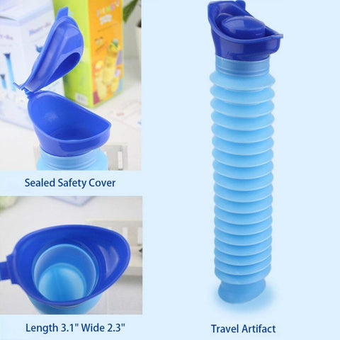 Outdoor Portable Urine bag Women Men Children 750ML Mini Toilet For Travel Camp Hiking Potty Children Training Foldable ansblue