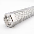 Pellet Smoker Tube 6" Hexagonal Stainless Steel Barbecue Wood Pellet Tube Smoker for Cold/Hot Smoking, Portable BBQ Accessories
