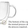 80/250/350/450ml Heat-resistant Double Wall Glass Cup Beer Coffee Cups Handmade Healthy Drink Mug Tea Mugs Transparent Drinkware