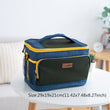 Portable Thermal Cooler Bag Picnic Food Beverage Drink Fresh Keeping Organizer Insulated Lunch Box Zipper Tote Accessories Case