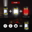 Camp Lantern LED Camping Light USB Rechargeable Flashlight Dimmable Spotlight Work Light Waterproof Searchlight Emergency Light