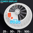 120LEDs Portable Lantern Outdoor Camping Lamp Remote Control Rechargeable Solar Powered Night Market Light Emergency Power Bank