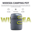 Ultralight Camping Cookware Utensils outdoor tableware set Hiking Picnic Backpacking Camping Tableware Pot Pan 1-2persons
