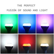 1Pcs E27 Bluetooth RGB LED Bulb Lamp LED Lamp With IR Remote Control Light Bulb Indoor Home Decor Smart IC Lighting Lamp