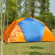4-6 Person Double Layer Waterproof Camping Tent,Two Bedrooms Big Space Tent For Hiking Familiy Party Traveling Fishing 3 Colors