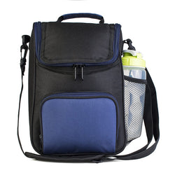Women New Canvas Large Lunch Cooler Bag Thermal Case Food Holder Fresh Storage Picnic Box Handbags Insulated Refrigerator Bag