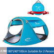 ZOMAKE Beach Tent Pop Up Large Automatic Instant Lightweight Hiking Camping Tent for 3 Person Waterproof Tent Foldable