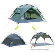 Desert&Fox Automatic Tent 3-4 Person Camping Tent,Easy Instant Setup Protable Backpacking for Sun Shelter,Travelling,Hiking