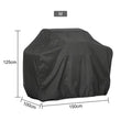 1PC 190T/210D BBQ Cover Anti-Dust Waterproof Weber Heavy Duty Charbroil Grill Cover Rain Protective Barbecue Cover Round