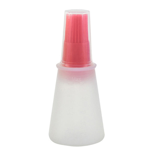 1 Pcs Portable Silicone Bottle With Brush Grill Oil Brushes Liquid Oil Pastry Baking BBQ Tool Tools For Kitchen Accessories