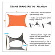 Waterproof SunShade Sail Outdoor Awnings For Garden Sun Shade Sail Beach Tent Camping Canopy Yard Sails Pool Partio Sun-Shelter