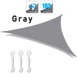 Multi-size Triangle Sun Shade Sail Waterproof Outdoor Garden Patio Party Sunscreen Awing Sun Canopy For Beach Camping Pool