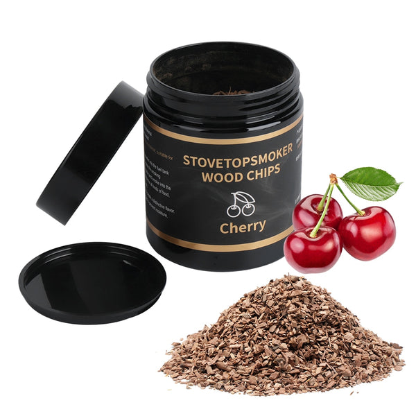 BBQ Wood Chips for Smoking Cooking Apple Cherry Walnut Sawdust 80g Wood Chips for Smoking Gun Cold Smoker Generator Barbecue