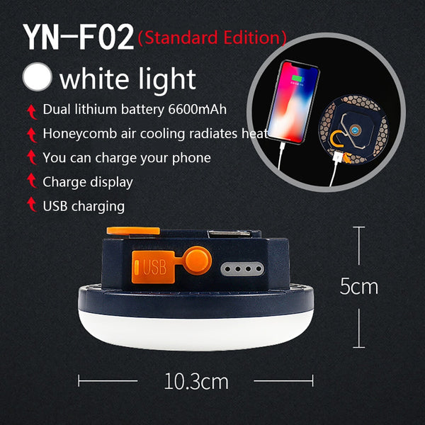 9900mAh LED Tent Light Rechargeable Lantern Portable Emergency Night Market Light Outdoor Camping Bulb Lamp Flashlight Home