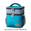 Large Capacity Cooler Bags Oxford Lunch Box Drink Beer Ice Pack Travel Picnic Backpack Thermal Food Delivery Bag Carrier