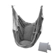 Camping Hammock Portable Swing Chair Hanging Rope Chair Swing Chair Seat for Adults Kids Garden Thickened Hammock Indoor Outdoor