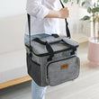 Portable Thermal Cooler Bag Picnic Food Beverage Drink Fresh Keeping Organizer Insulated Lunch Box Zipper Tote Accessories Case