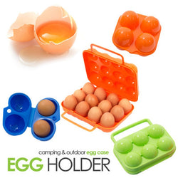 Grid Egg Storage Box Portable Egg Holder Container for Outdoor Camping Picnic Eggs Box Case Kitchen Organizer Convenient Case