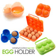 Grid Egg Storage Box Portable Egg Holder Container for Outdoor Camping Picnic Eggs Box Case Kitchen Organizer Convenient Case