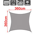 Waterproof SunShade Sail Outdoor Awnings For Garden Sun Shade Sail Beach Tent Camping Canopy Yard Sails Pool Partio Sun-Shelter