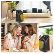 400W Wall Electric Heater Mini Fan Heater Personal Space Heater With Led Display Wall Outlet Electric Heater Indoor Hand Warmer
