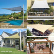 Waterproof SunShade Sail Outdoor Awnings For Garden Sun Shade Sail Beach Tent Camping Canopy Yard Sails Pool Partio Sun-Shelter