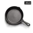 TEENRA Cast Iron Frying Pan Non-stick Skillet Kitchen Frying Pot Breakfast Pan Omelette Pancake Pot Household Cooking Cookware