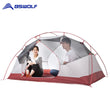 BSWolf 2 Persons Camping Tent Ultralight 20D 380T Nylon Double Layer Waterproof Backpacking Tent for Hiking Travel with free mat