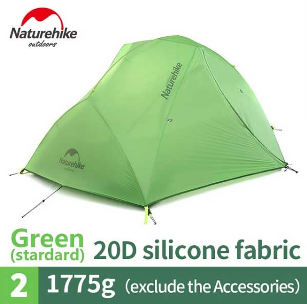 Naturehike Star River Camping Tent Upgraded Ultralight 2 Person 4 Season Tent With Free Mat NH17T012-T