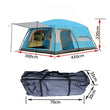 The Camel Outdoor 6/7/8/9/10-12 People Camping 4 Season Tent Outing Two Bedroom Tent Big Space High Quality Camping Tent Carpas