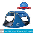 ZOMAKE Beach Tent Pop Up Large Automatic Instant Lightweight Hiking Camping Tent for 3 Person Waterproof Tent Foldable