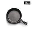 TEENRA Cast Iron Frying Pan Non-stick Skillet Kitchen Frying Pot Breakfast Pan Omelette Pancake Pot Household Cooking Cookware