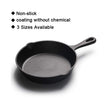 TEENRA Cast Iron Frying Pan Non-stick Skillet Kitchen Frying Pot Breakfast Pan Omelette Pancake Pot Household Cooking Cookware