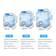 7.5 to15L Water Can Bucket Food Grade PC Water Container Driving Water Tank Container with Faucet for Camping Picnic Hiking