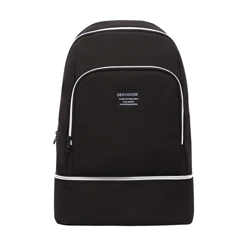 Double Layer Insulated Thermal Cooler Bag Picnic Food Drink Lunch Box Women Men Bento Fresh Keeping Container Accessories Case